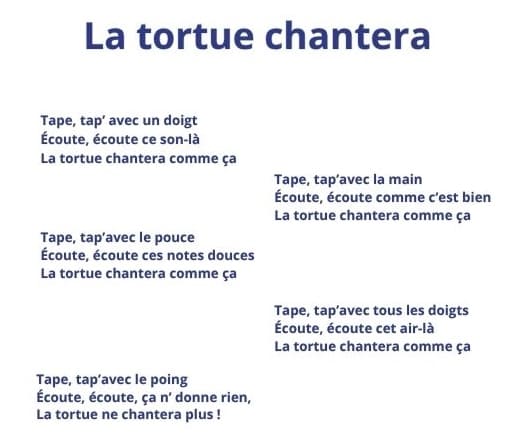 W La tortue texte